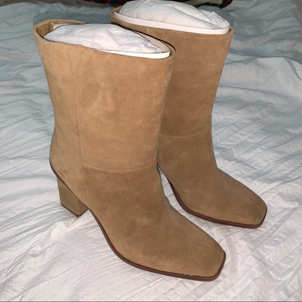 Carmel Suede Like Boots